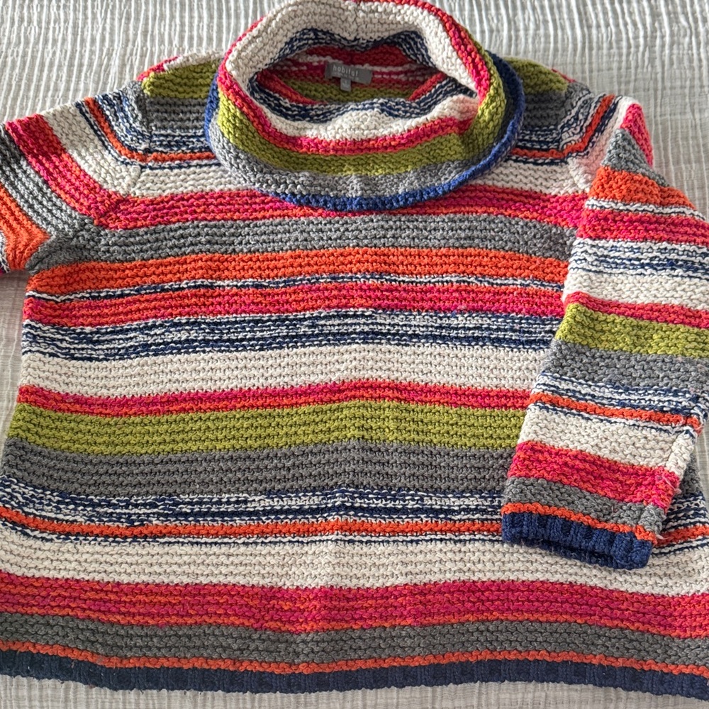 Habitat Multicolor Knit Cowl Neck Sweater